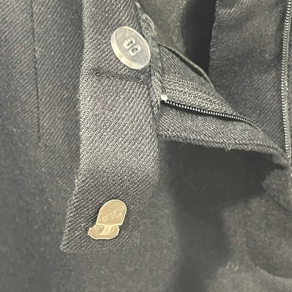 Pendelton Black 100% Virgin Wool Trouser Pants Made in USA Size 12P - Picture 6 of 8